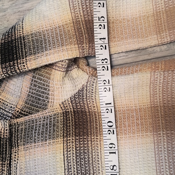 Free people Anneli Plaid Shirt Jacket Sz Small - Picture 7 of 9